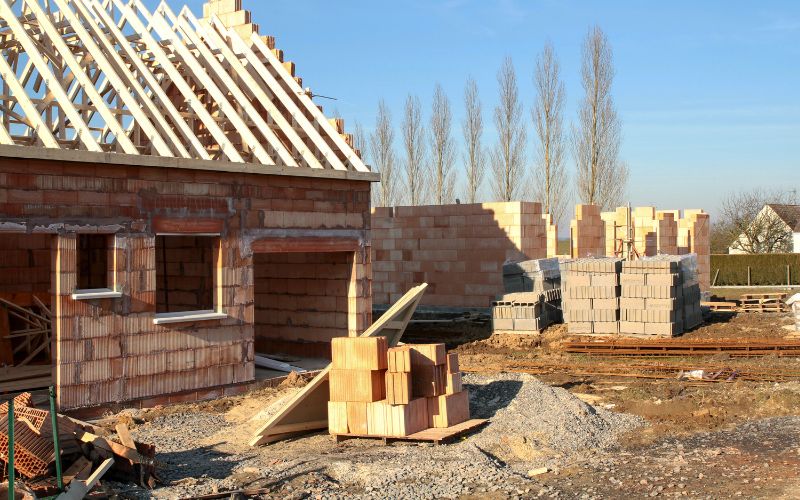 sonhar com casa em construção