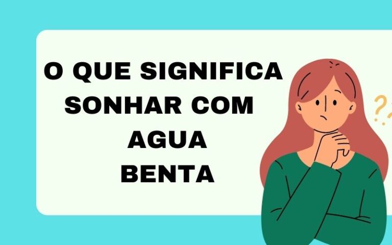 O que significa sonhar com água benta