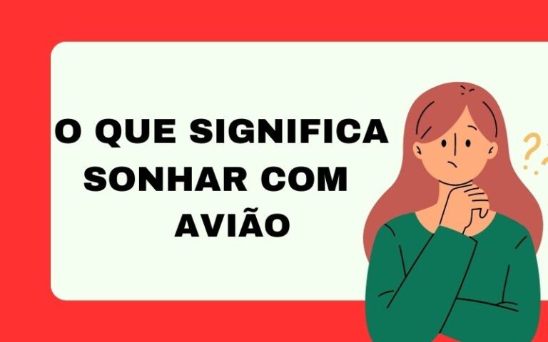 O que significa sonhar com avião