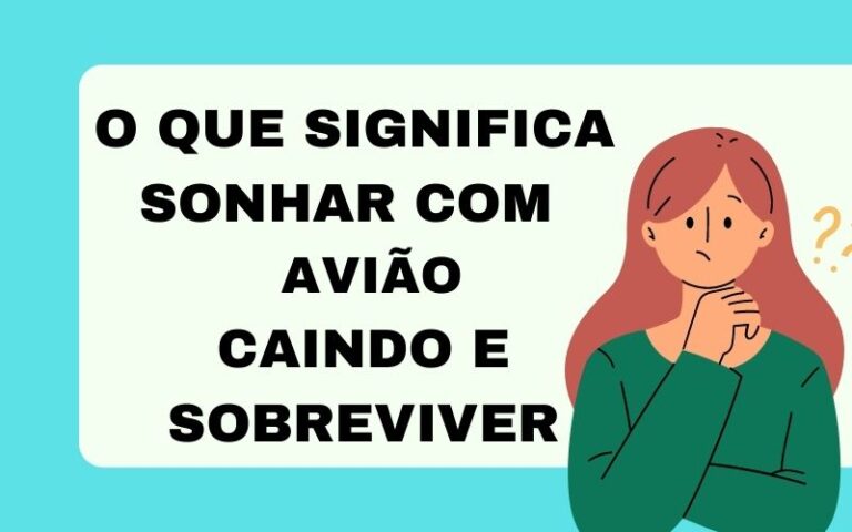 O que significa sonhar com avião caindo e sobreviver