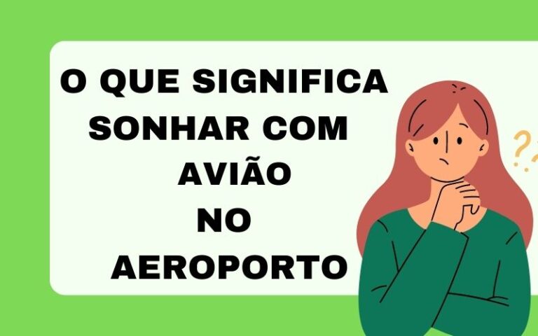 O que significa sonhar com avião no aeroporto