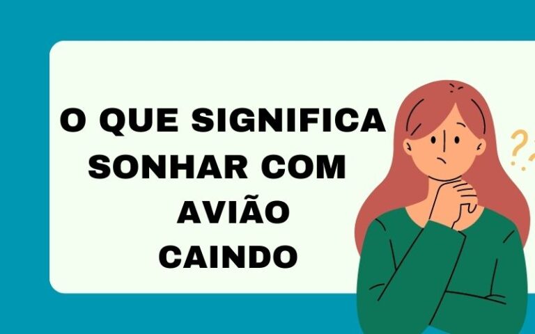 O que significa sonhar com avião caindo