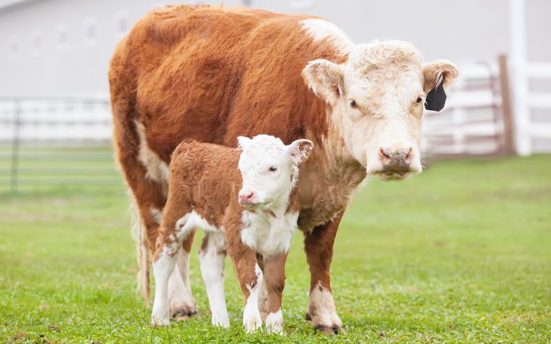 sonhar com vaca e bezerro