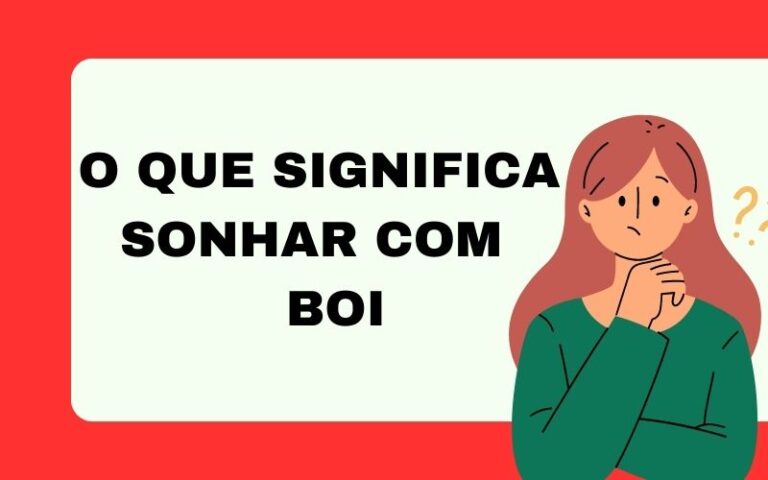 O que significa sonhar com boi