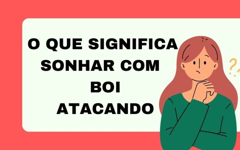 O que significa sonhar com boi atacando