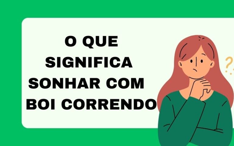 O que significa sonhar com boi correndo