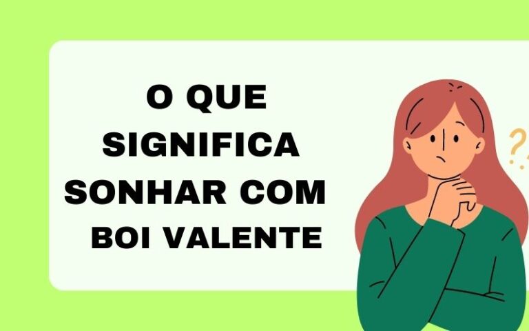 O que significa sonhar com boi valente