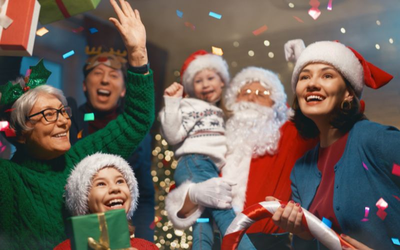 sonhar com festa de natal