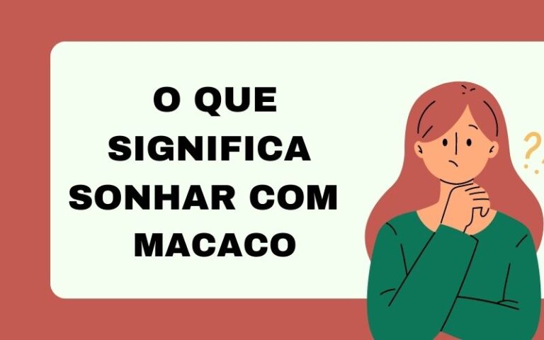 O que significa sonhar com macaco