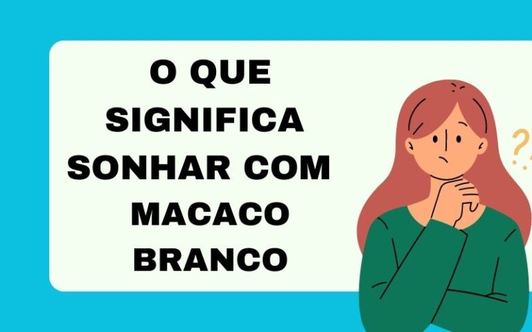 O que significa sonhar com macaco branco