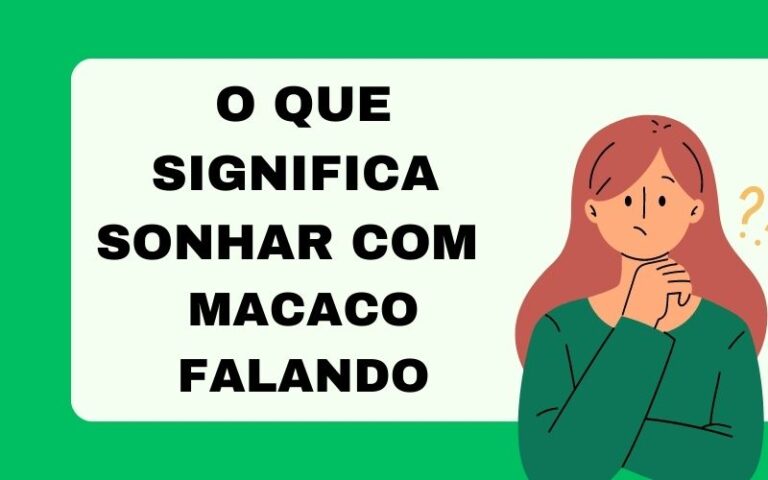 O que significa sonhar com macaco falando