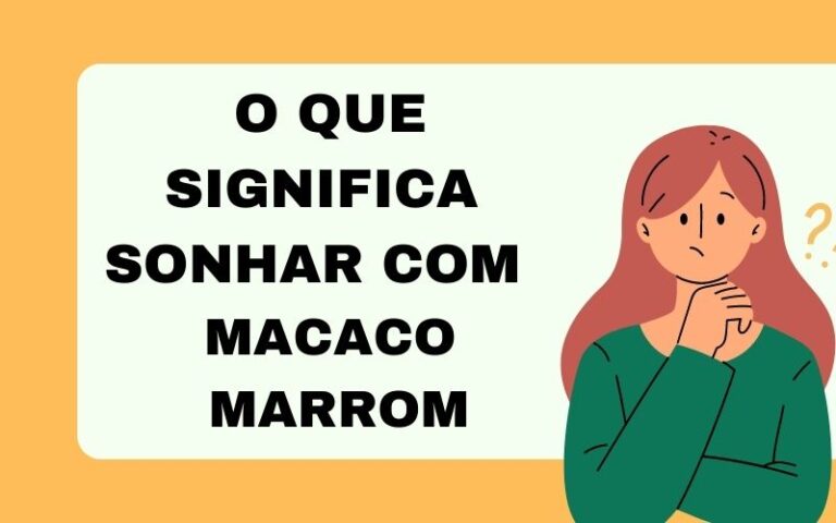 O que significa sonhar com macaco marrom