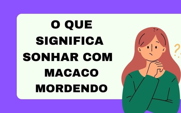 O que significa sonhar com macaco mordendo