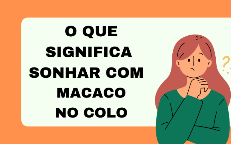 O que significa sonhar com macaco no colo