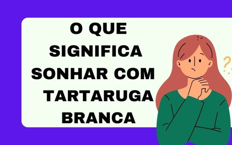 O que significa sonhar com tartaruga branca