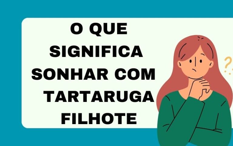 O que significa sonhar com tartaruga filhote