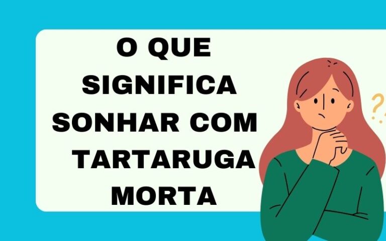 O que significa sonhar com tartaruga morta