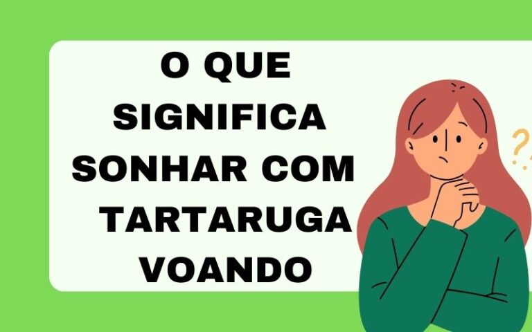 O que significa sonhar com tartaruga voando